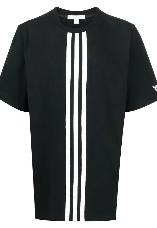 Y-3 t-shirt med rundad hals - Svart