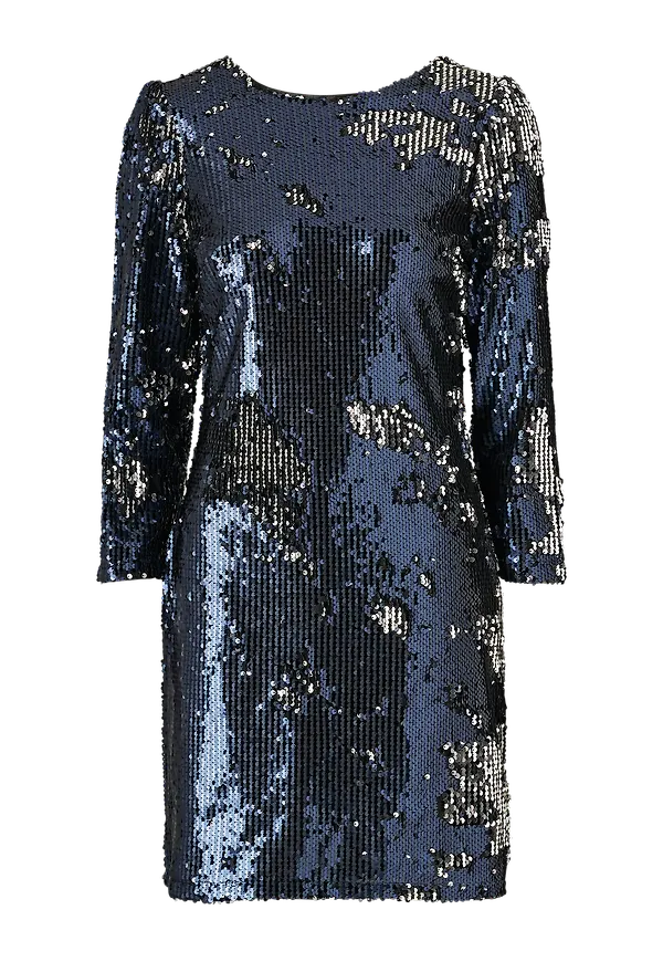 Y.A.S - Paljettklänning yasBette 7/8 Dress - Svart