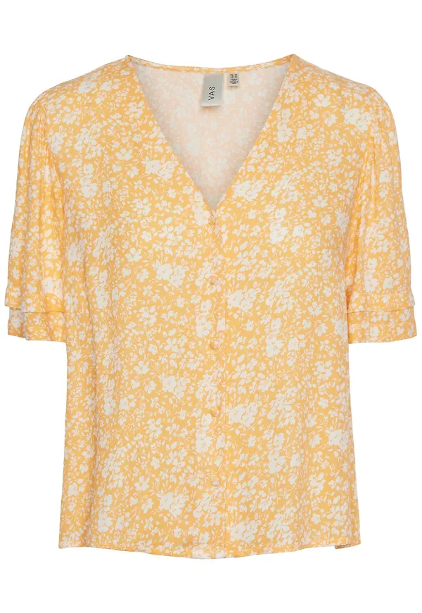 Y.A.S Blus orange / vit