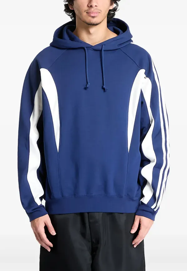 Y-3 3-Stripe hoodie - Blå