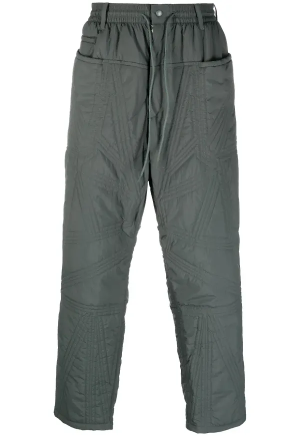 Y-3 byxor med dragsko - Grön