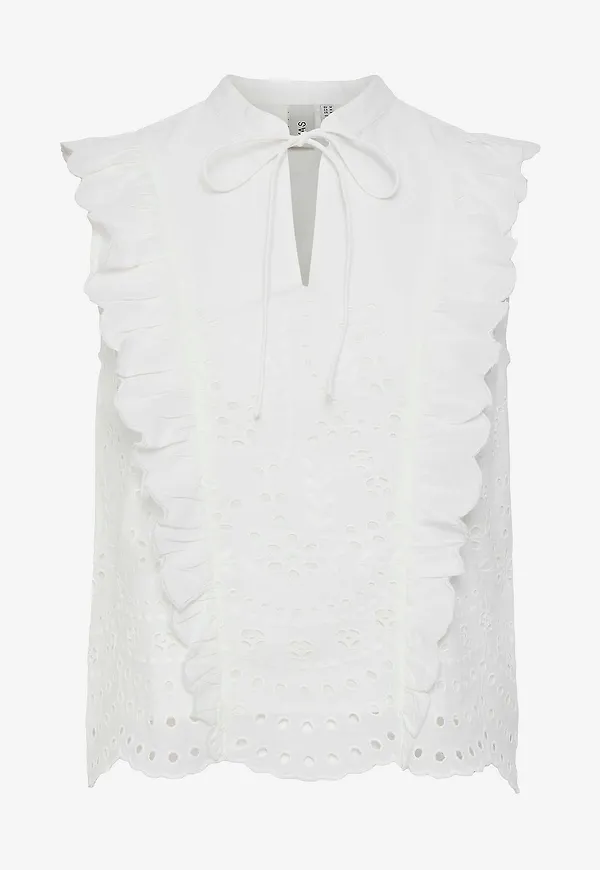 YAS - Blus yasLuma SL Top S - Vit