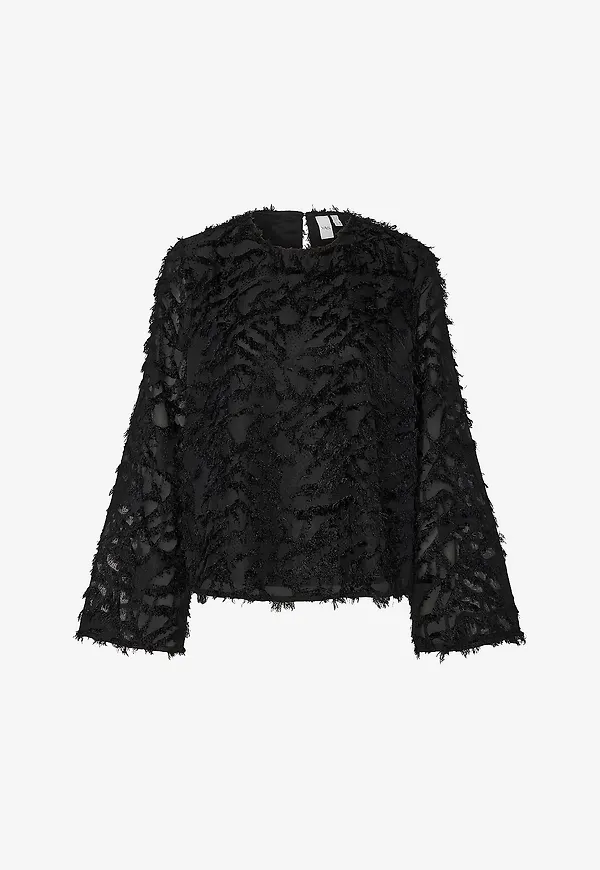 YAS - Blus yasParia LS - Svart