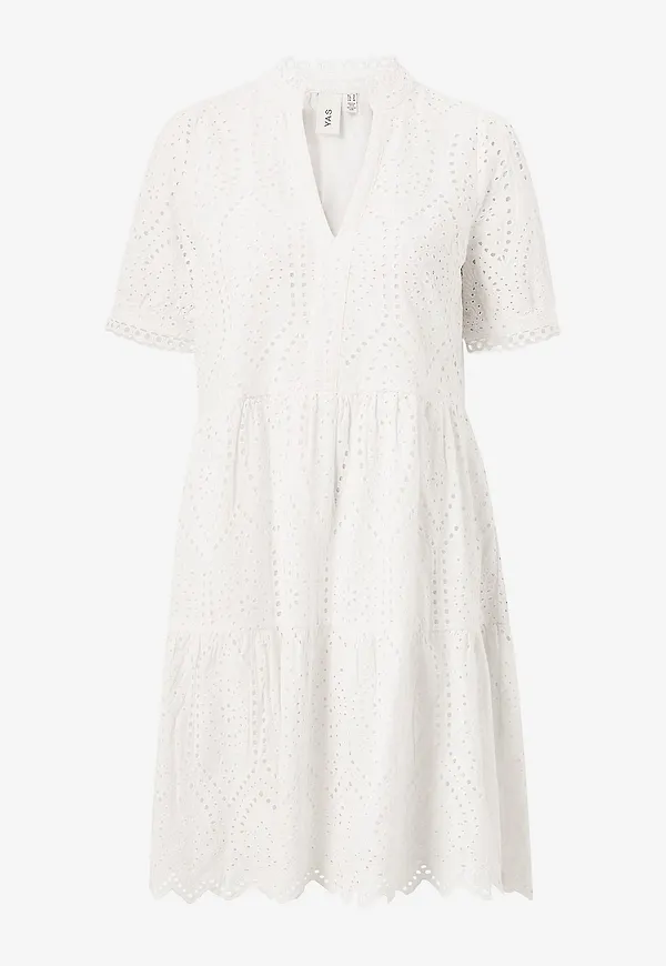 YAS - Klänning yasHoli SS Dress - Vit – Ellos