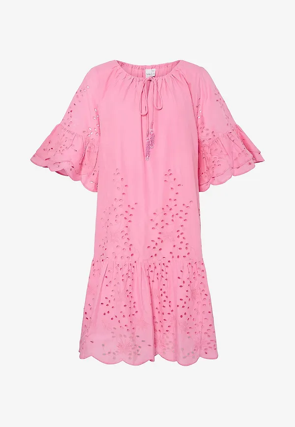 YAS - Klänning yasJohanna 2/4 Dress S. - Fest - Rosa