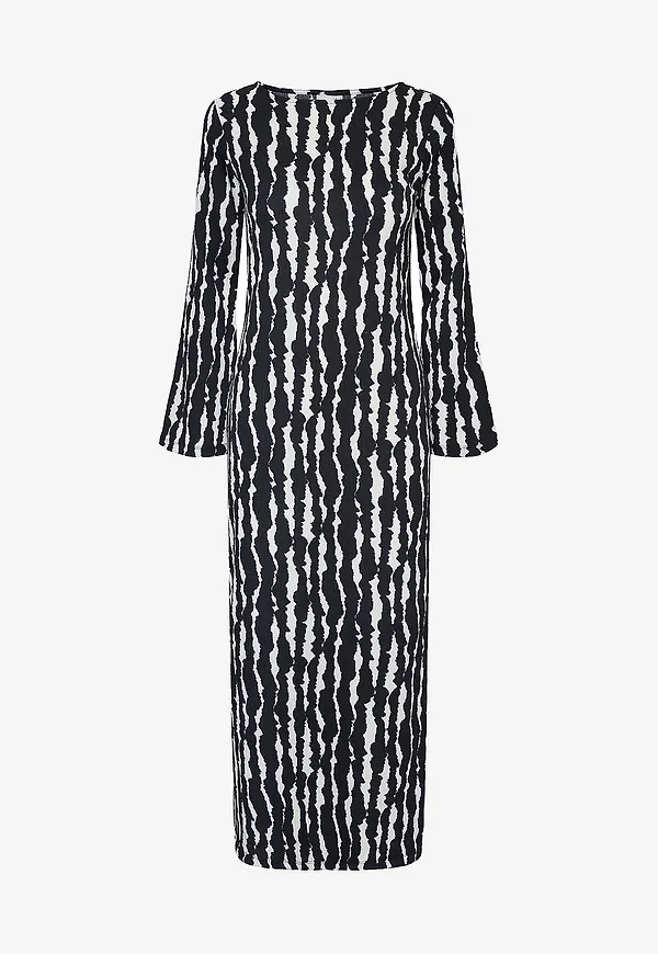 YAS - Maxiklänning yasZenu LS Ankle Dress - Svart