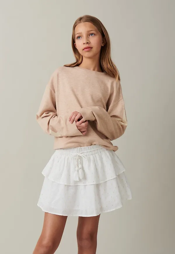 Y boho frill skirt