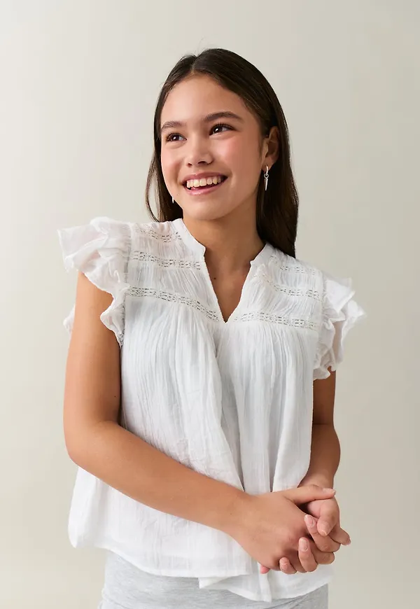 Y boho short sleeve top