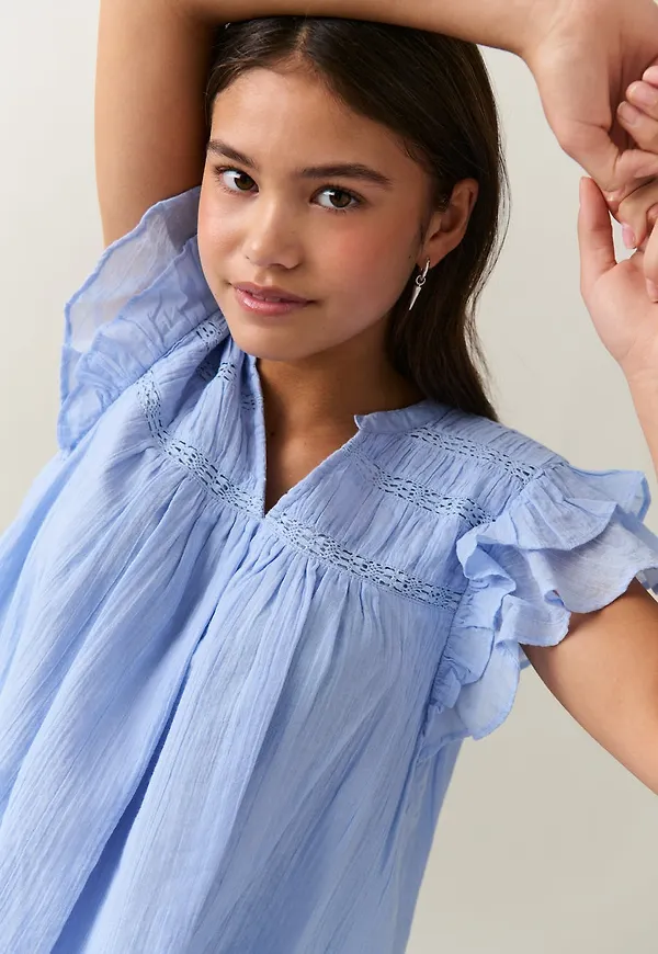 Y boho short sleeve top
