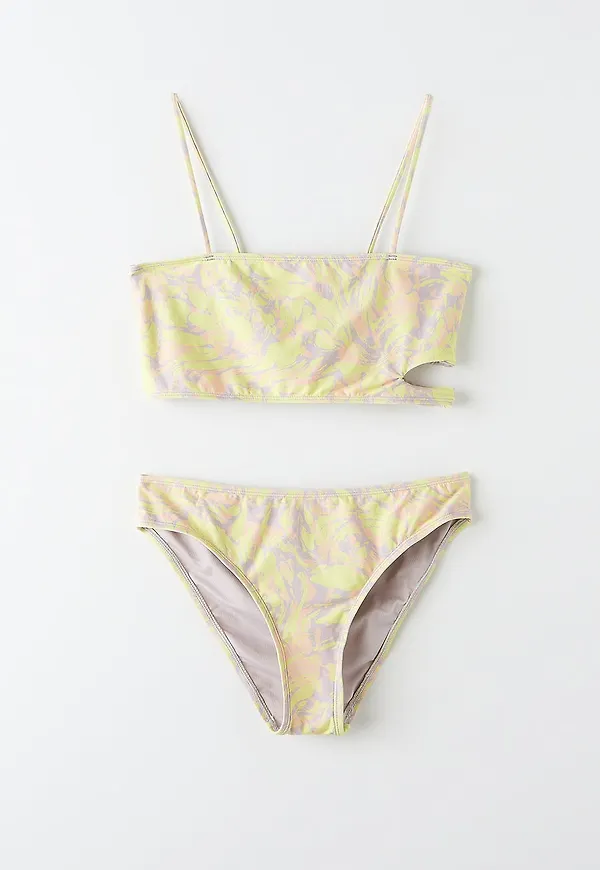 Y cut out bikini set