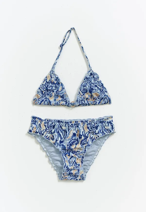 Y flounce bikini set