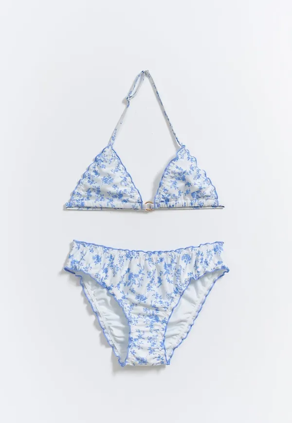 Y flounce bikini set