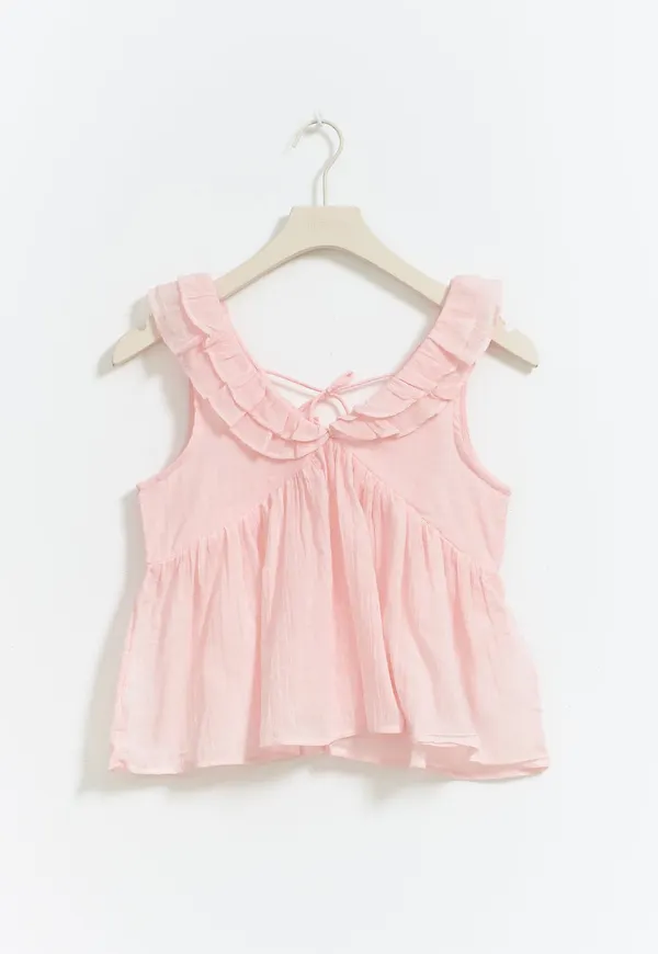Y flounce top