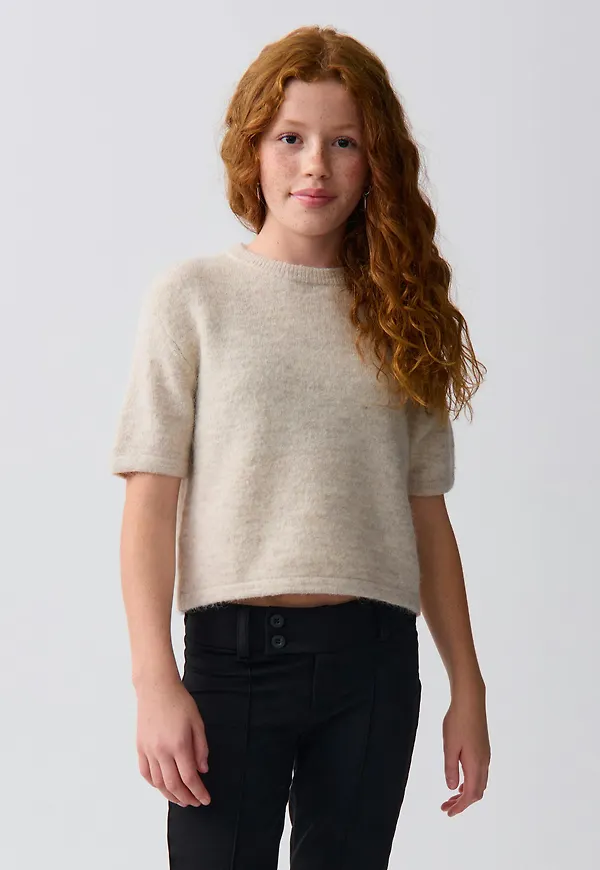 Y kn short sleeve top