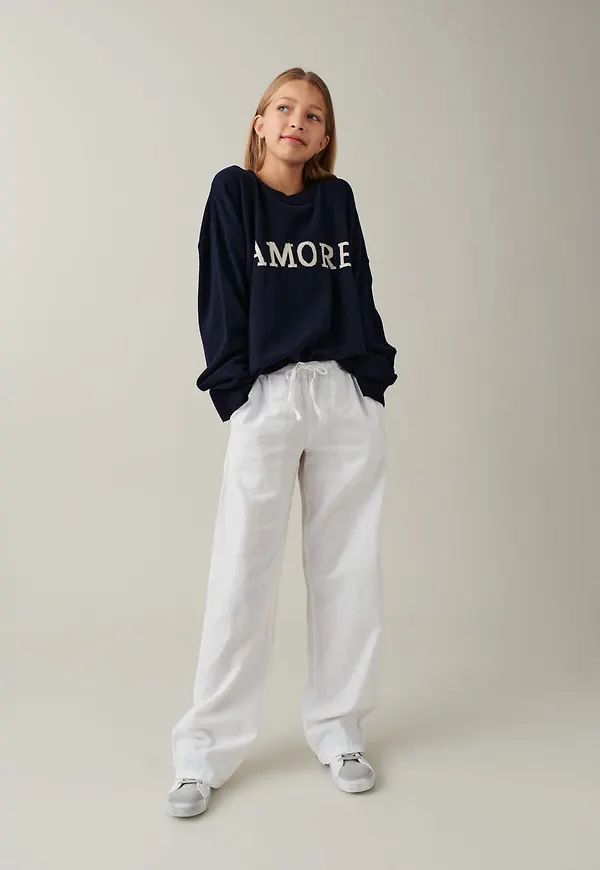 Y linenmix tall trousers