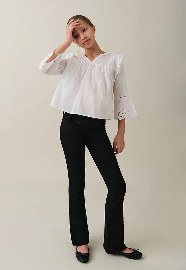 Y low waist bootcut trousers