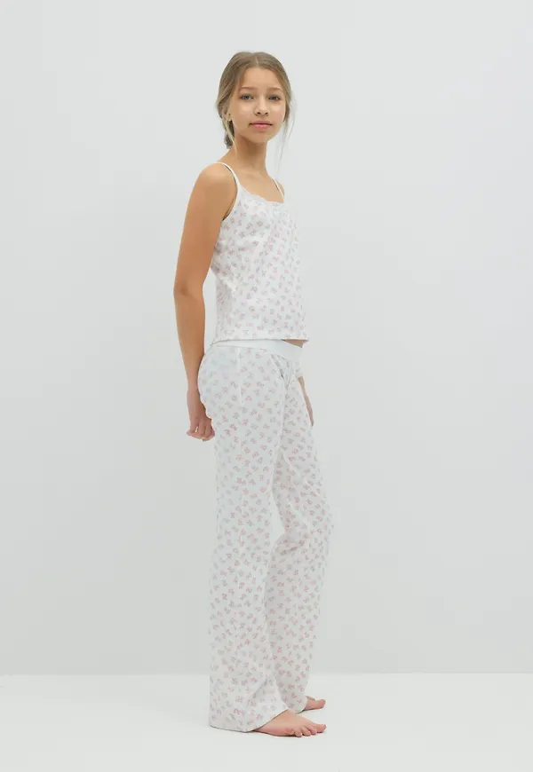 Gina Tricot - Y pj pants - young pyjamas - Vit - 134/140 - Tjej