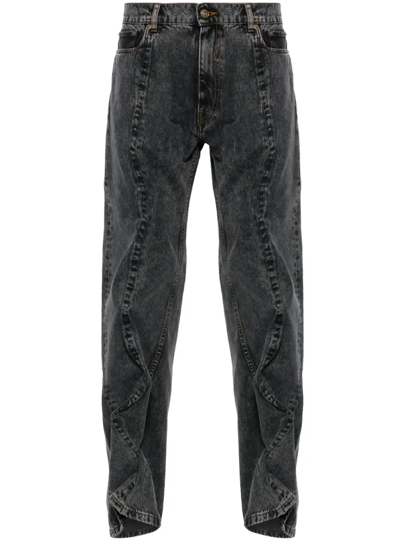 Y/Project Evergreen straight-jeans - Svart
