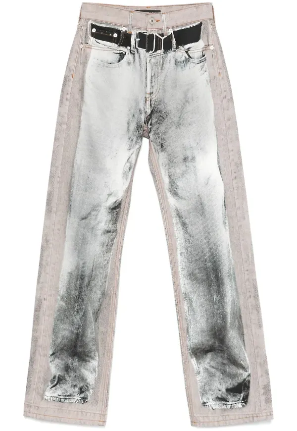 Y/Project Trompe l'oeil jeans - Grå