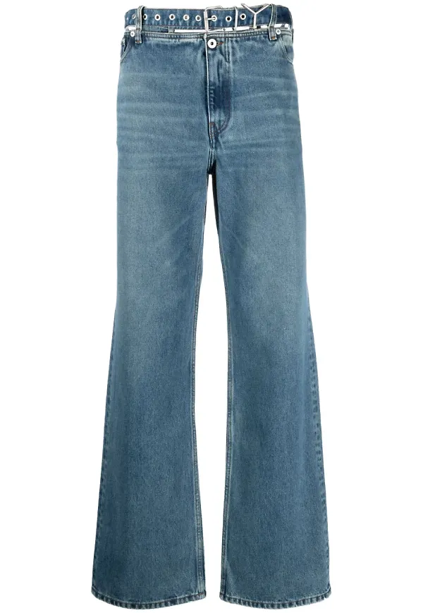 Y/Project wide leg-jeans - Blå