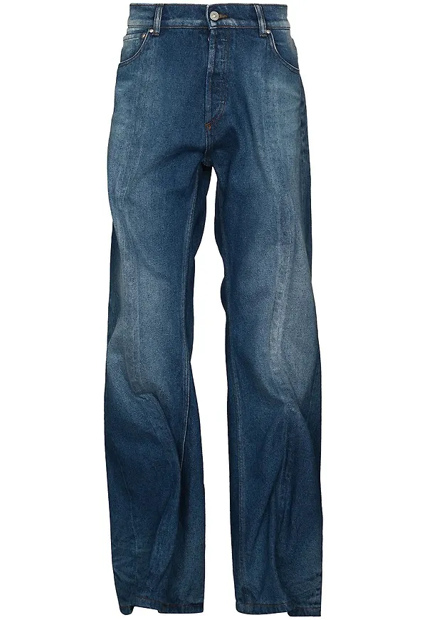 Y/Project Wire straight-jeans - Blå