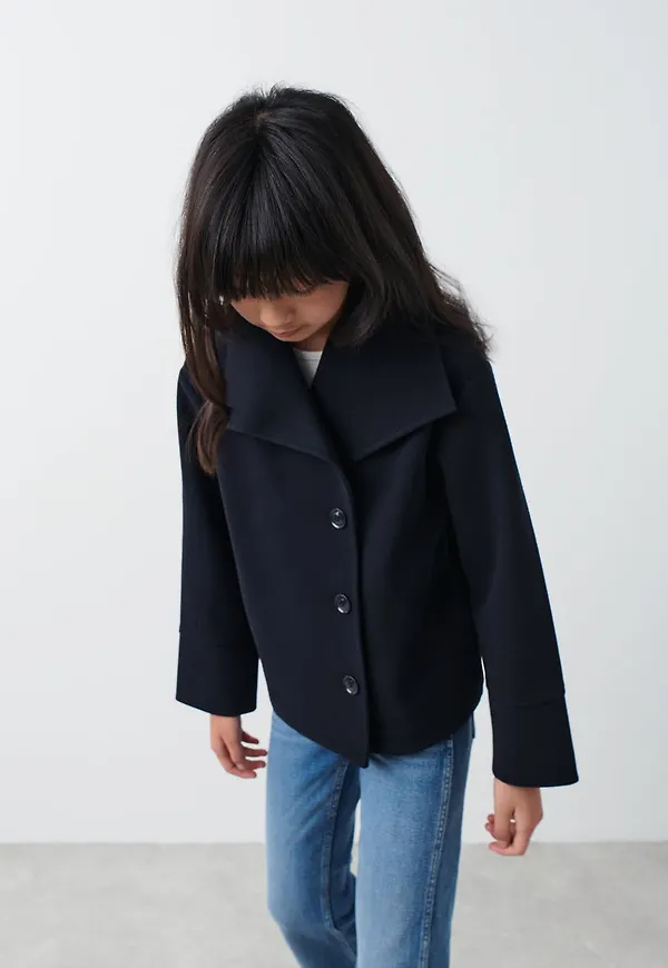 Y short felt jacket