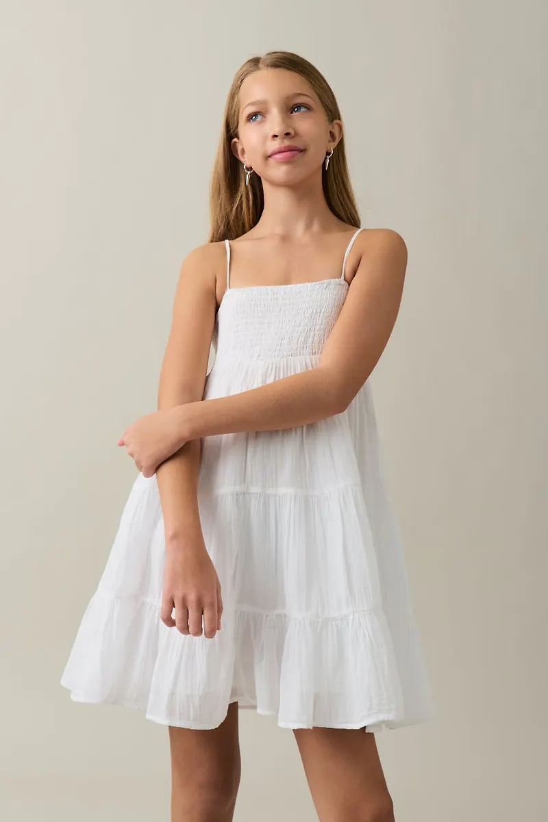 Y single gauze dress