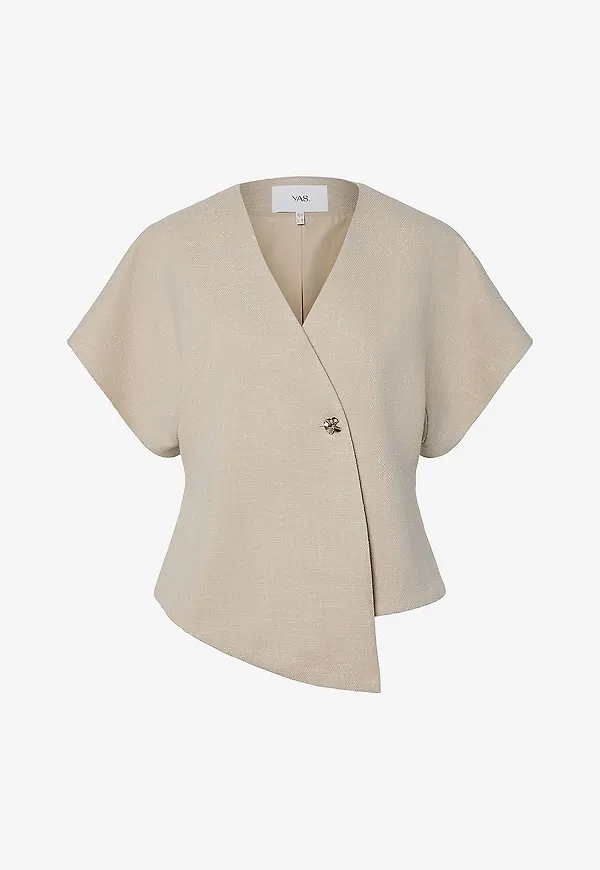 YAS - Blus yasComira SS - Grå