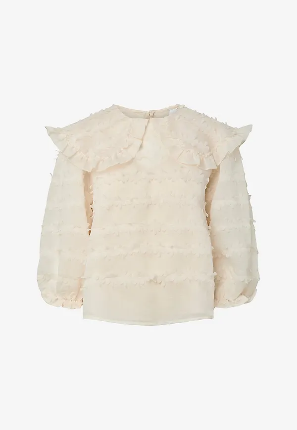 YAS - Blus Yasfinio 3/4 Top - Vit