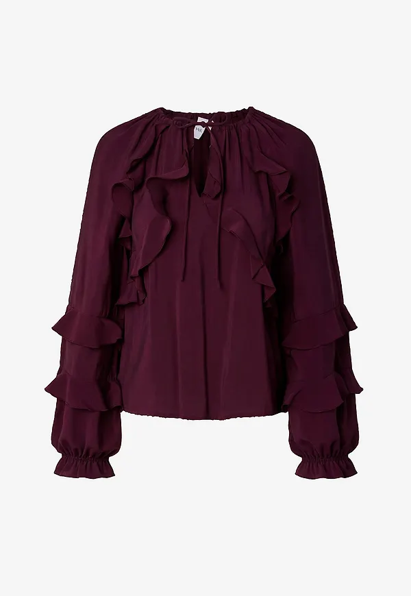 YAS - Blus Yastemara Ls Top - Röd