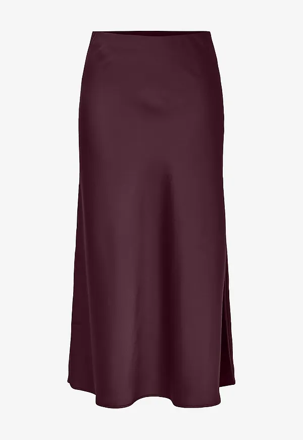 YAS - Kjol yasPella HW Midi Skirt - Röd