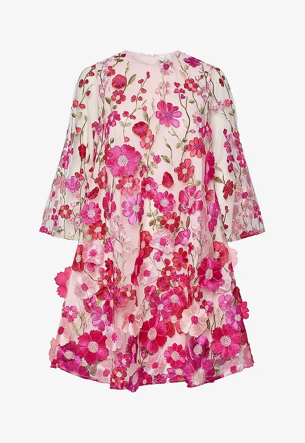 YAS - Klänning yasFlowering 3/4 - Lila