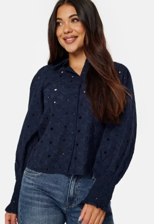YAS Surio LS Shirt Dress Blue S