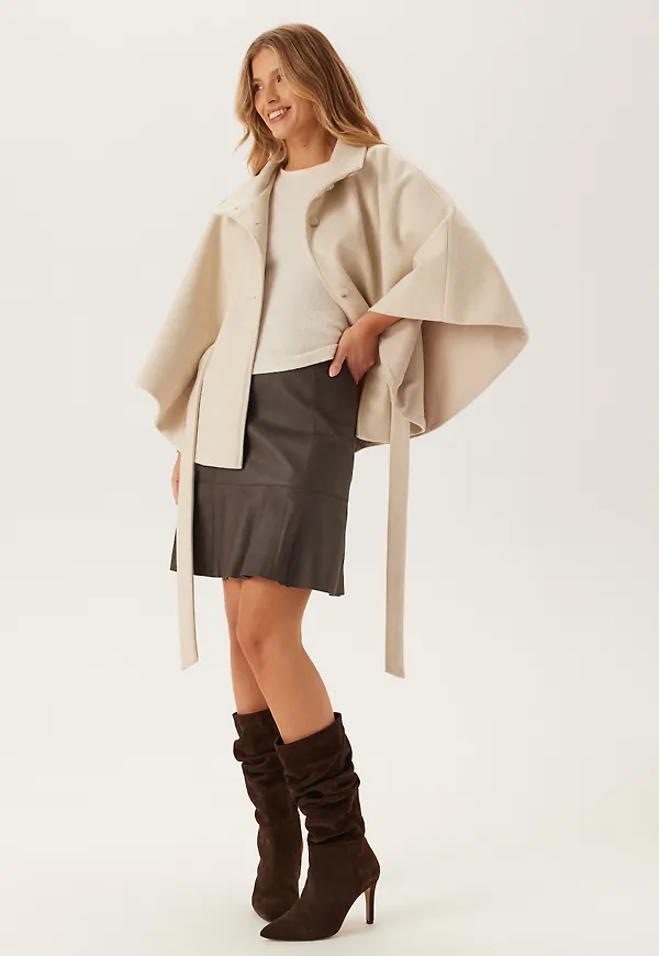 Yascolly Mw Naplon Leather Skirt