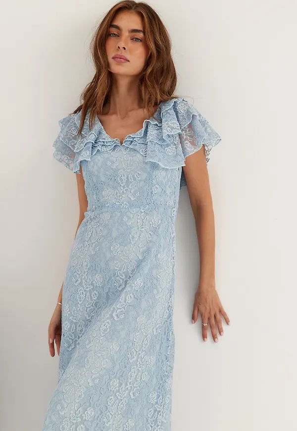 Yaslovisa Ss Ankle Lace Dress