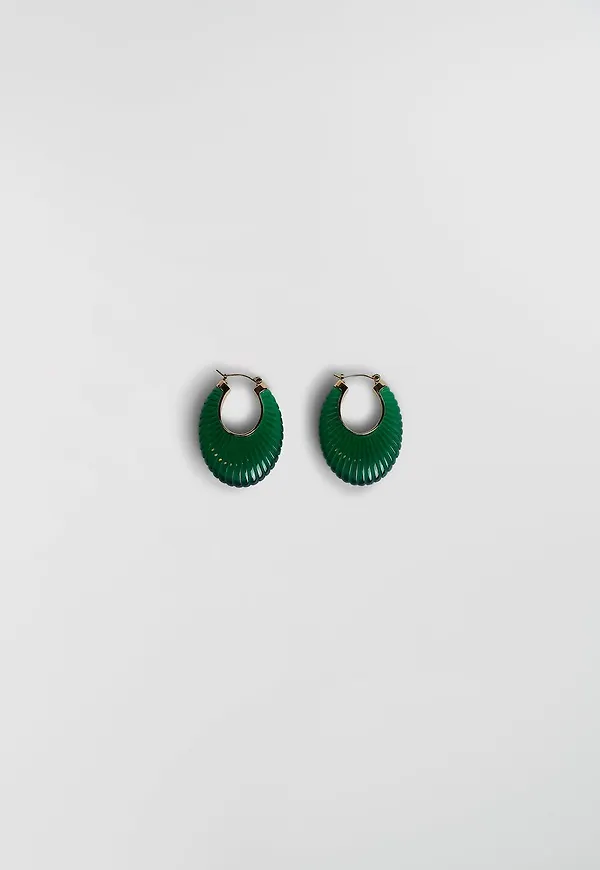 Yei real gold plated earrings