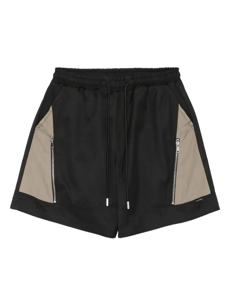 YES LONDON shorts med panel - Svart