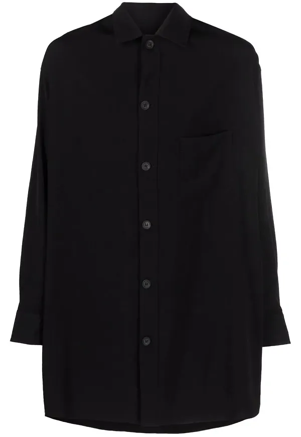 Yohji Yamamoto lång skjorta - Svart