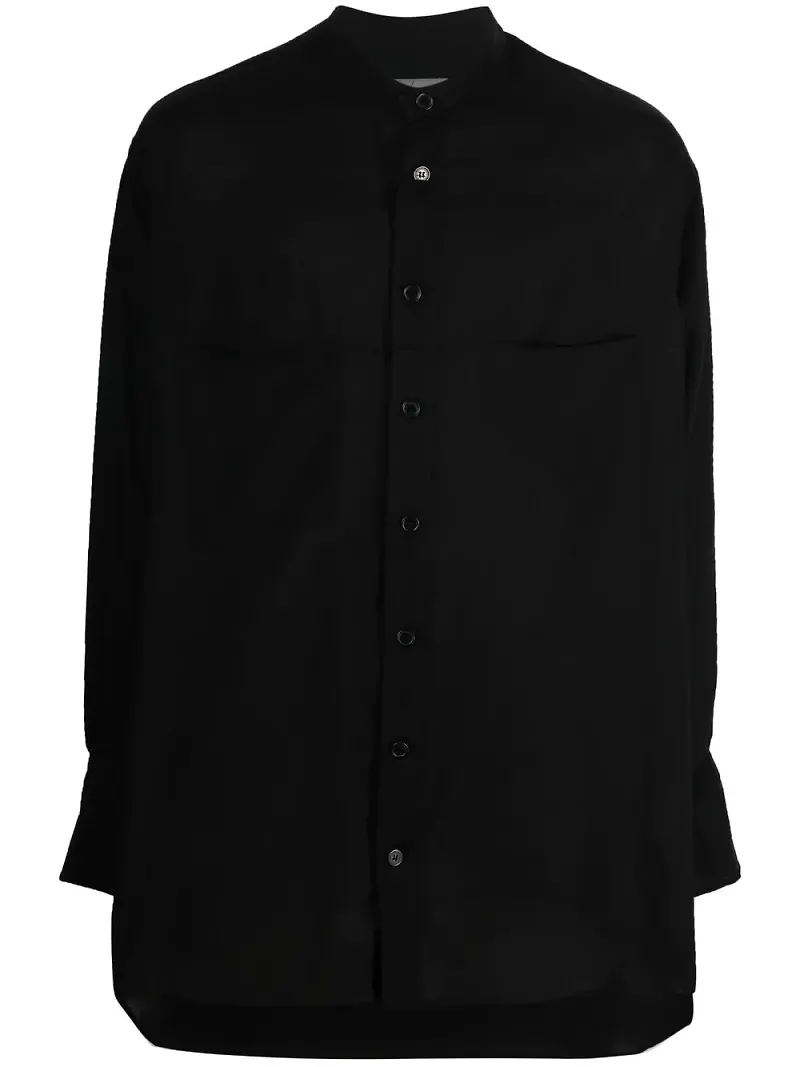 Yohji Yamamoto skjorta i oversize-modell - Svart