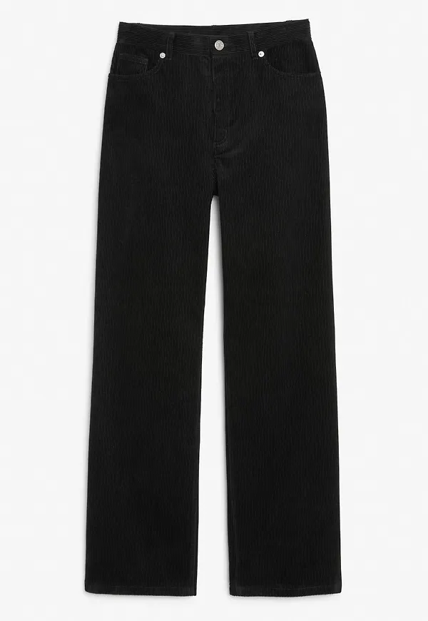 Yoko corduroy trousers - Black