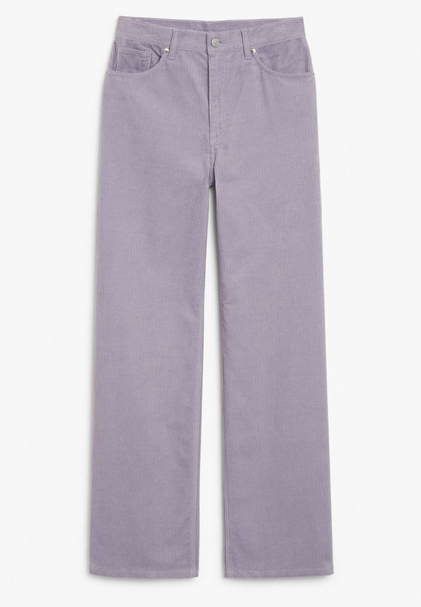 Yoko corduroy trousers - Purple