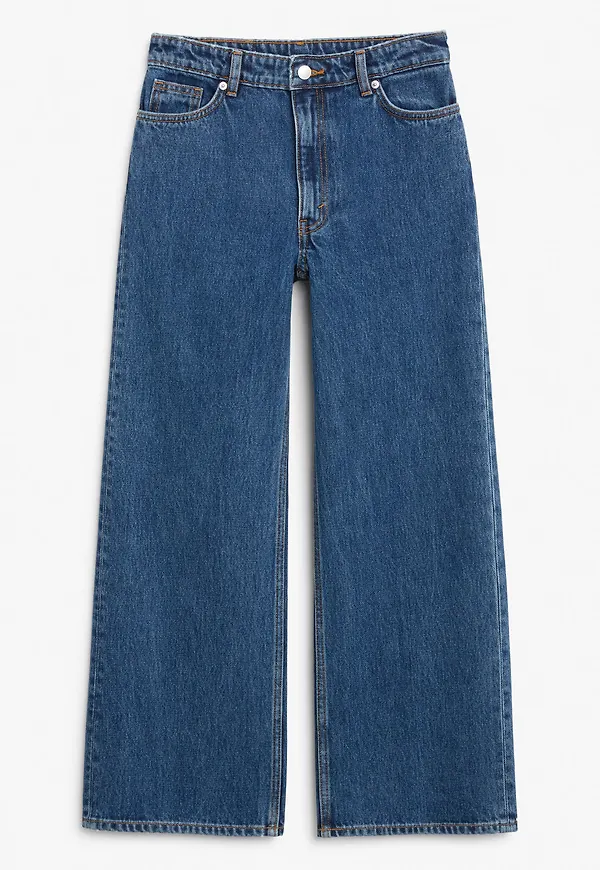 Yoko cropped blue jeans - Blue