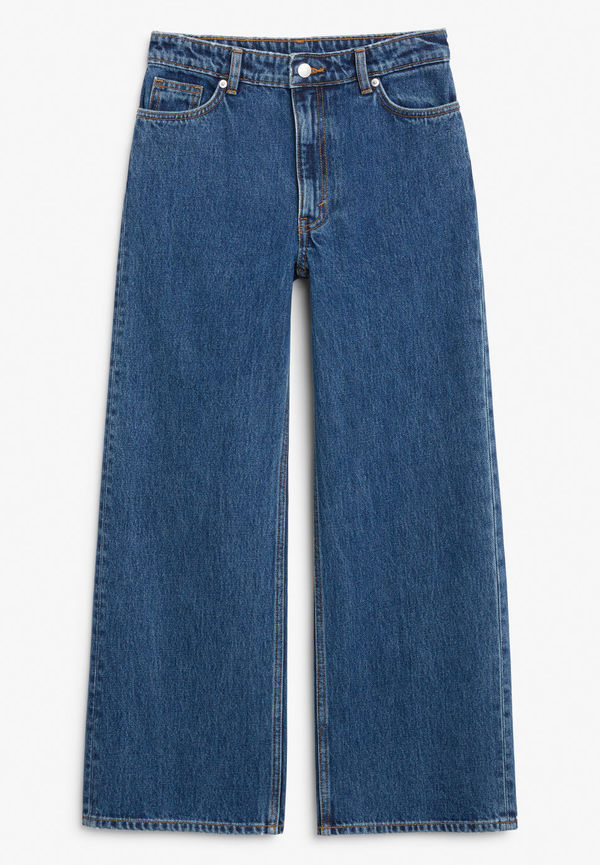Yoko cropped blue jeans - Blue