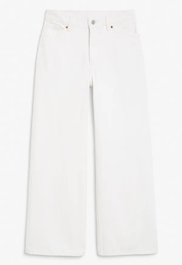 Yoko cropped jeans - White
