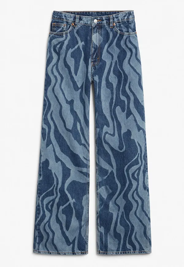 Yoko zebra jeans - Blue