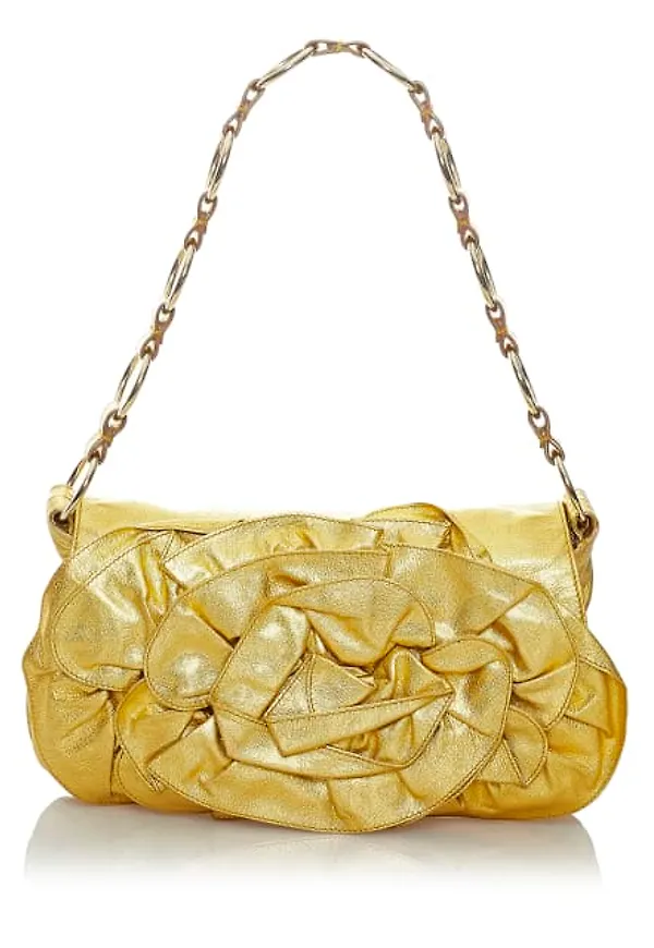 Ysl Leather Baguette Bag