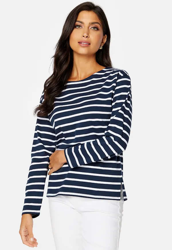 Yulia striped top