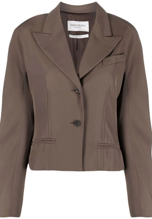 Yves Saint Laurent Pre-Owned jacka från 2000-talet - Brun