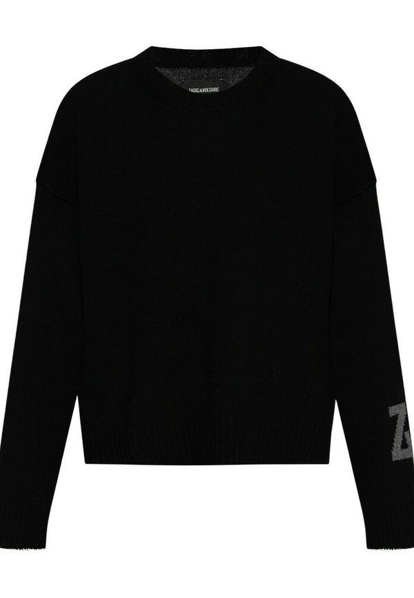 Zadig & Voltaire - Stickade tröjor & koftor - Svart - Dam - Storlek: L,M,S,Xs