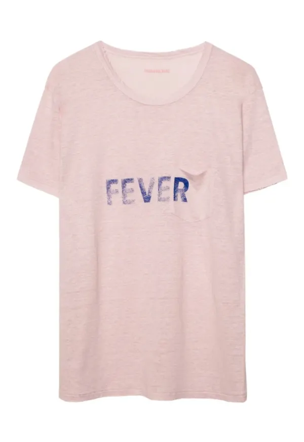 Zadig & Voltaire T-shirt Rosa, Dam